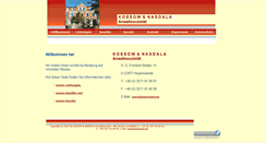 Desktop Screenshot of kossow-nasdala-rae.de