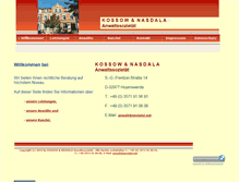 Tablet Screenshot of kossow-nasdala-rae.de